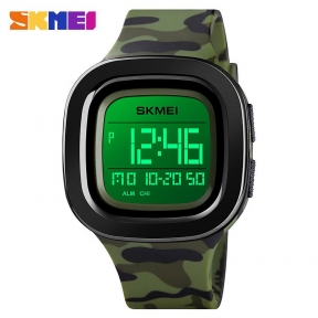Часы наручные SKMEI 1580 камуфляж зелёный.