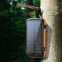 PowerBank F33W, 33500 (21500 mAh), solar, с зарядкой беспроводной, черно-оранжевый. 4