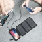 PowerBank с солнечными панелями, c фонариком и беспроводной зарядкой QI, 20000 (12500 mAh), чёрный 4