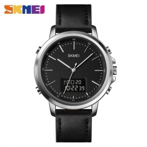 Часы SKMEI 1652 металл корпус, чёрный дисплей