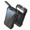 PowerBank F33W, 33500 mAh (21500), solar, с зарядкой беспроводной, черный.